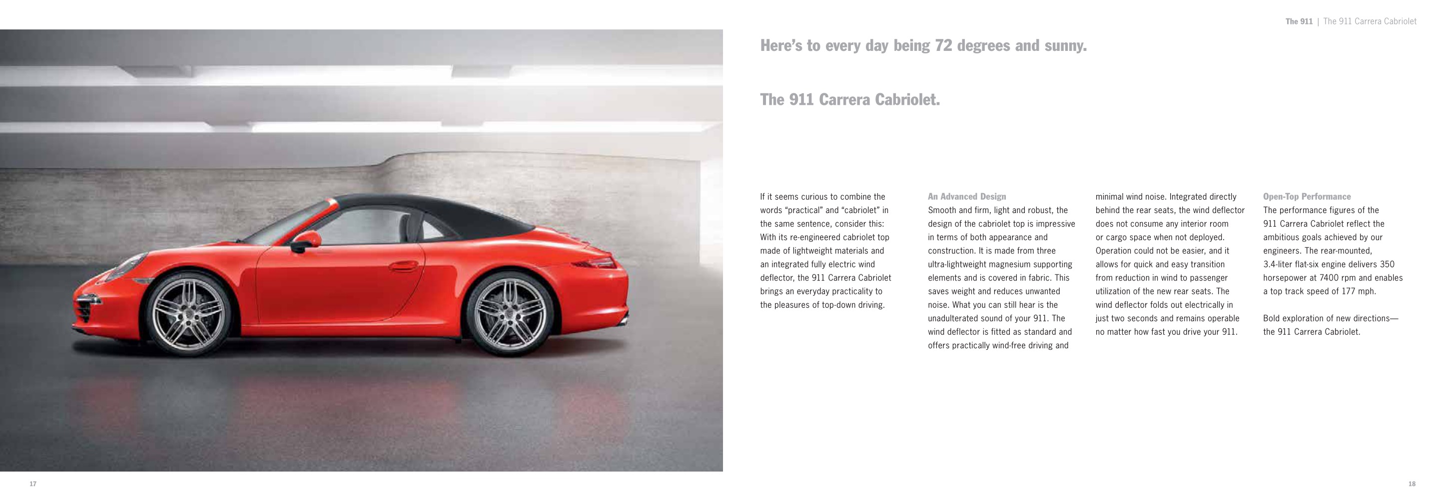 2013 Porsche 911 Brochure Page 5